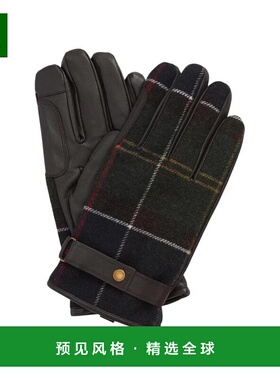 香港直邮Barbour 男士手套 MGL0051TN12 AW2025 黑色 NEWBROUGH T