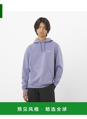 欧洲直邮Salomon萨洛蒙 CHEST LOGO系列男士蓝色聚酯纤维卫衣