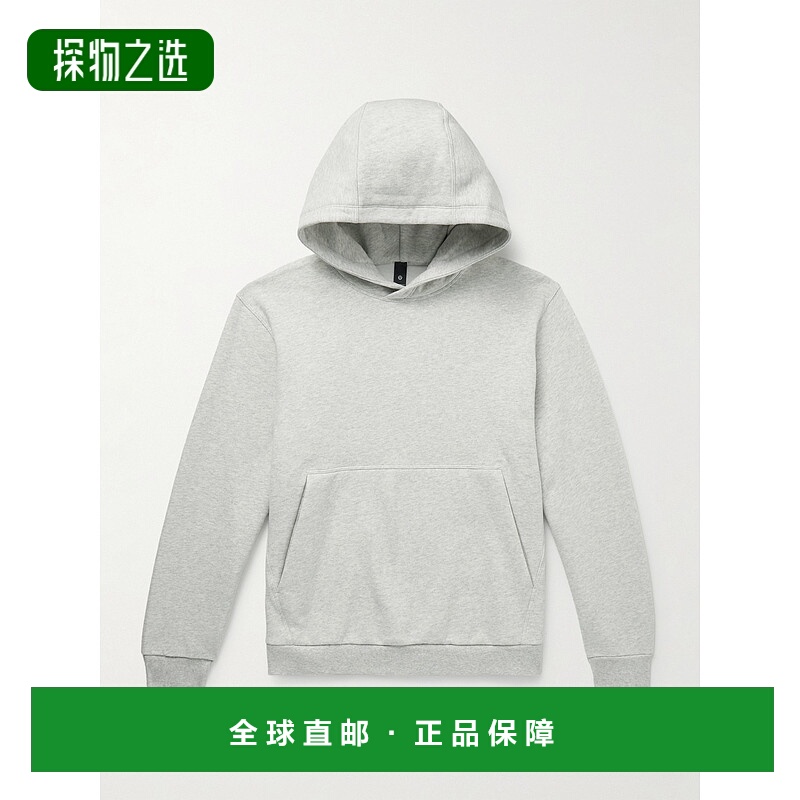 香港直邮Lululemon 男士 Steady State 棉混纺针织连帽衫 LM3FMNS