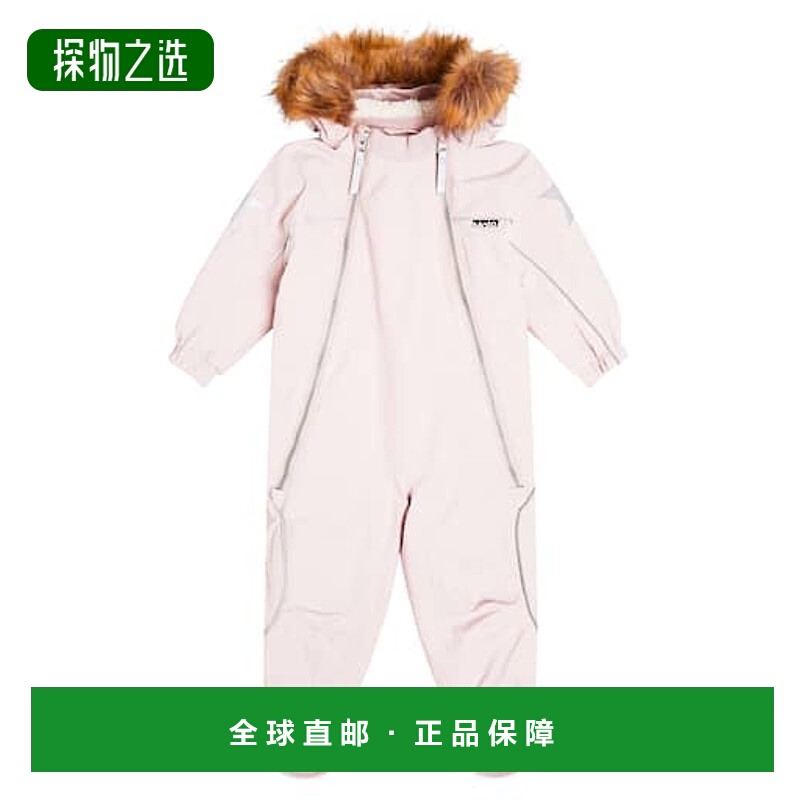 1h可退 香港直邮Molo 婴儿 Pyxis 皮草儿童风雪服童装 pink粉色