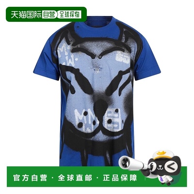 香港直邮Givenchy 纪梵希 男士 T恤 blue蓝色 舒适时尚