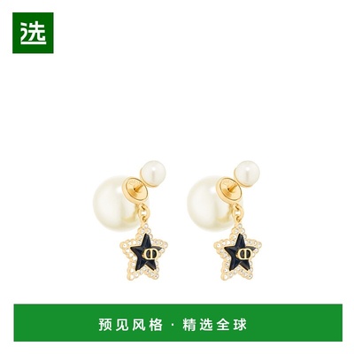 香港直邮Dior Dior Tribales 耳环 E4388WOMCY迪奥珍珠水晶精致