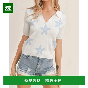 1h可退 【美国直邮】Sadie&Sage女士毛衣针织女装流行穿搭 休闲时