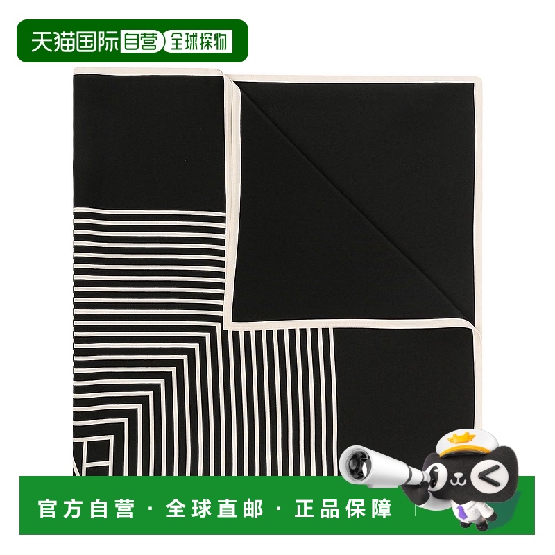 1h可退 香港直邮TOTÊME 女士 TOTEME PRE Scarfs 黑色围巾 211853