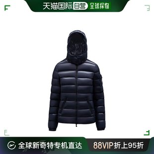 欧洲直邮Moncler 蒙克莱23新款 99新未使用 女海军蓝漆尼龙可