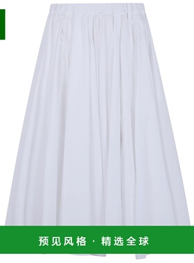 香港直邮N21 女士半身裙 C11101871101 SS2026 白色 CANVAS MIDI