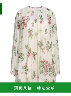 【美国直邮】Red Valentino女士连衣裙圆领长袖修身时尚 优雅自然