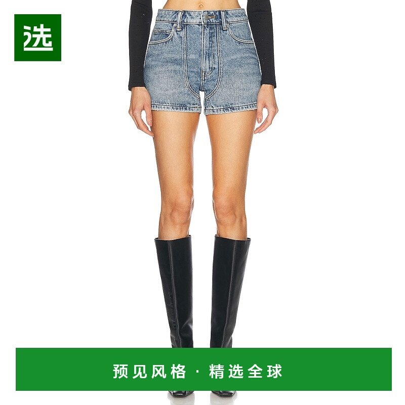 1h可退 香港直邮Alexander Wang 亚历山大·王 女士 高腰木匠短裤,女装/女士精品,牛仔裤,淘宝优惠券,粉丝福利购,淘宝优惠卷