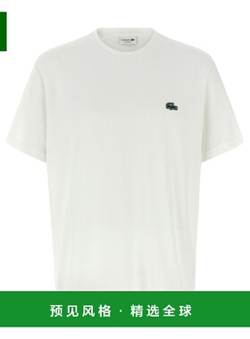 香港直邮LACOSTE 男士T恤 TH5133001 AW2025 白色 Logo patch t-s