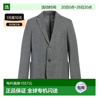 1h可退 香港直邮officine generale 男士 西装外套 grey灰色 舒适