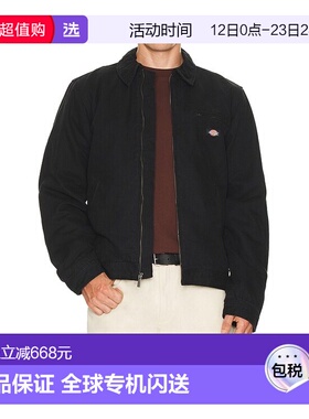 1h可退 香港直邮Dickies 迪凯斯 男士 Painter 帆布夹克 A87O2BLK