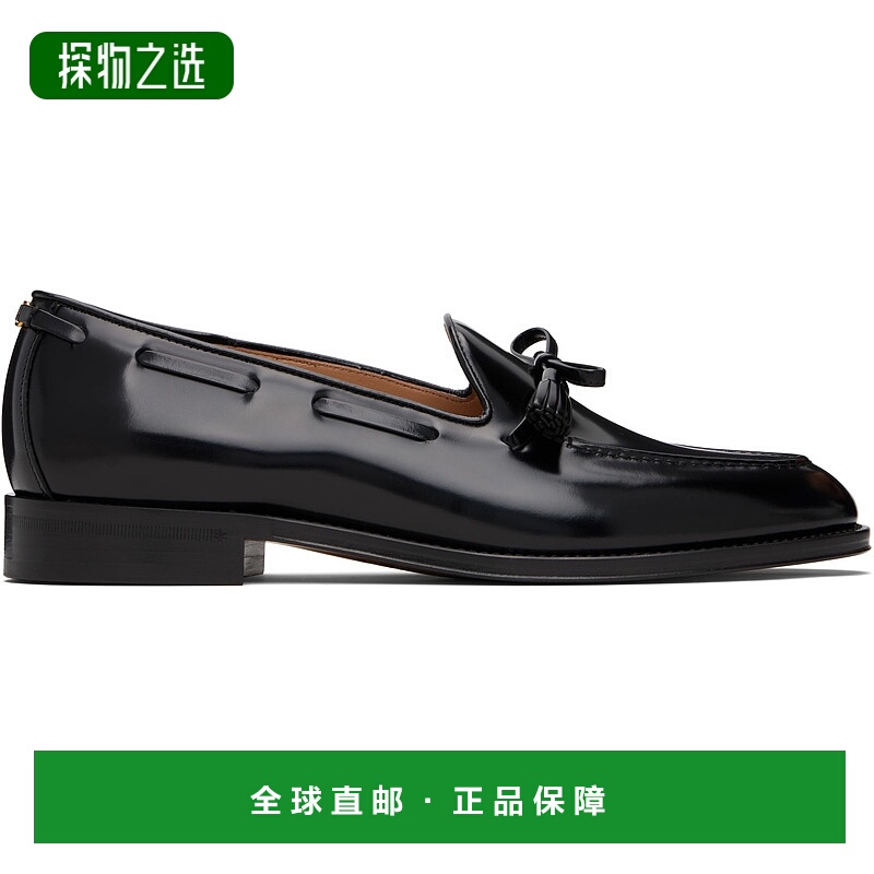 香港直邮valentino 华伦天奴 男士 黑色 Bowshire 乐福鞋 7Y2S0L0
