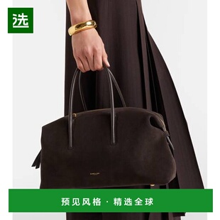 1h可退 香港直邮DeMellier 女士 Stockholm Midi 绒面革手提包