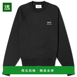 1h可退 【美国直邮】AMI Paris Logo 圆领运动衫 女士卫衣 99 棉