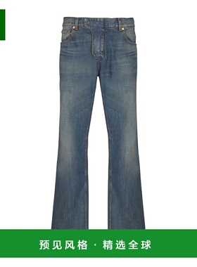 香港直邮Balmain 腰带袢牛仔裤 FH0MI100DG04