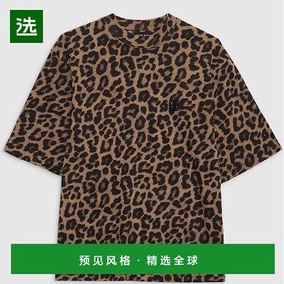 香港直邮Anine Bing 女士T恤 A0811154MTL59 SS2026 棕色 AVI TEE