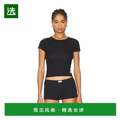 1h可退 香港直邮Alexander Wang 亚历山大·王 女士 Hotfix 短袖T