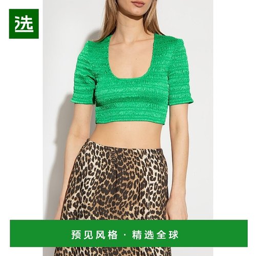 香港直邮Ganni 短袖T恤 F7862