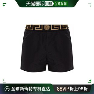 ABU01022A232415A80G范思哲 香港直邮Versace 黑色印花沙滩裤