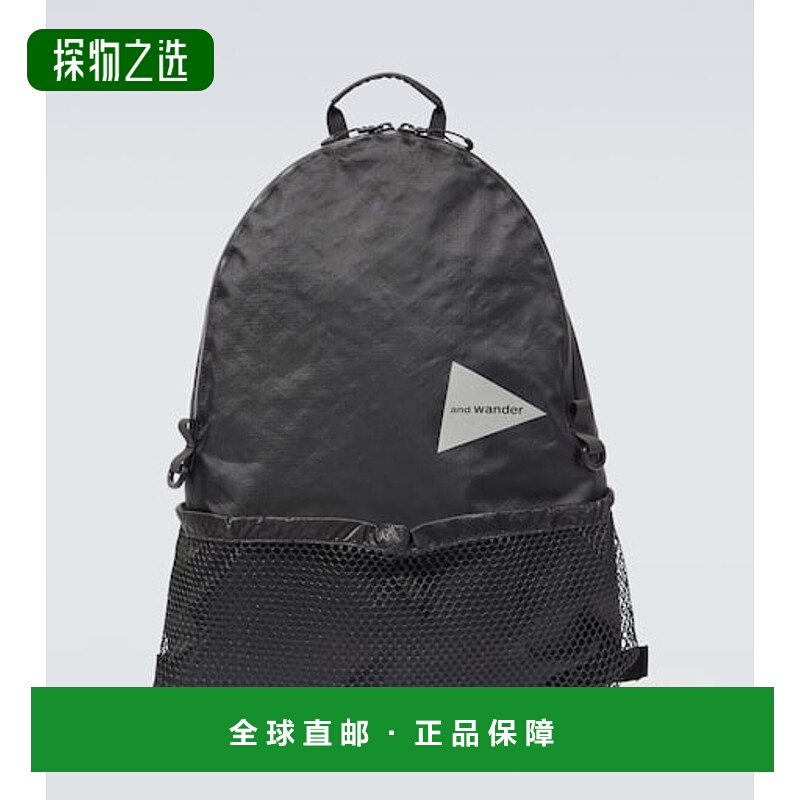 香港直邮And Wander男士 ECOPAK 20L背包 black黑色舒适时尚