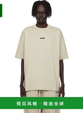 1h可退 香港直邮Essentials 男士 灰褐色 Classic Fit T 恤 125SP