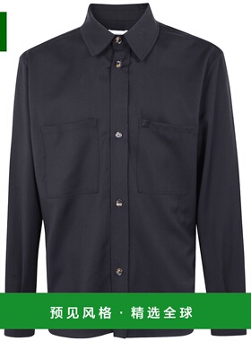 香港直邮LANEUS 男士衬衫 F5LAMAOV123110 AW2025 黑色