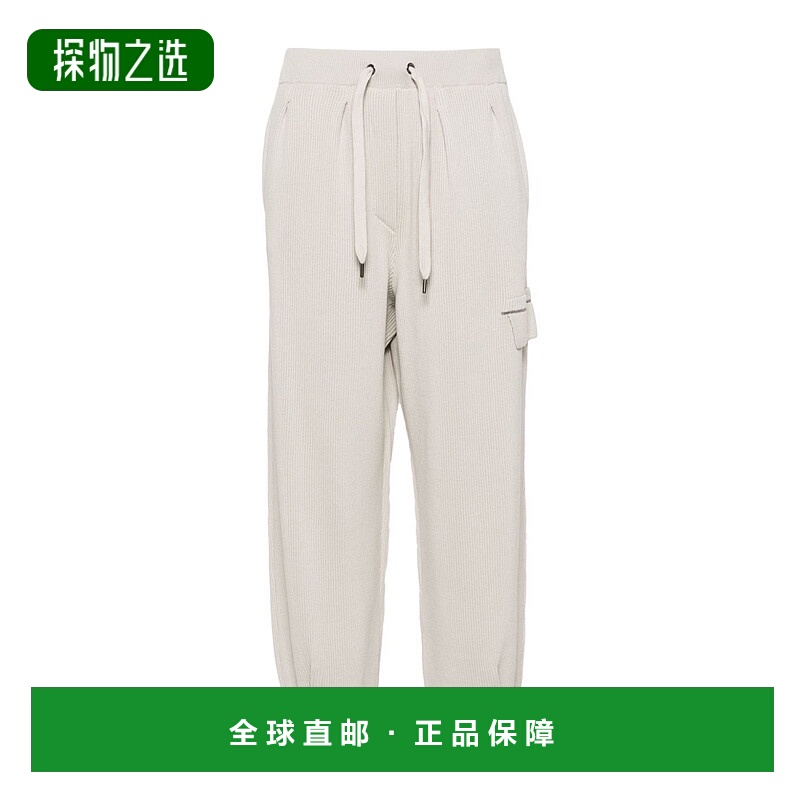香港直邮Brunello Cucinelli 松紧腰运动裤 M19196999卫裤休闲裤