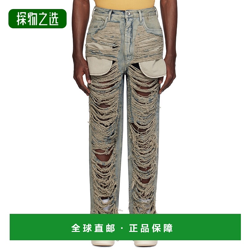 香港直邮Rick Owens Drkshdw Geth 五口袋牛仔裤 DU01D1351DKYSH