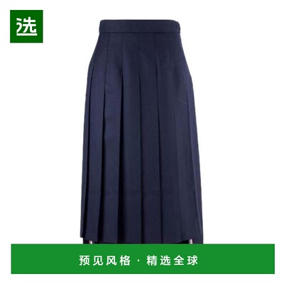 香港直邮Thom Browne 百褶中长半身裙 FGC400V00626长裙a字裙