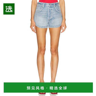 香港直邮Citizens Of Humanity 女士 Abita 曲线下摆短裤 2141304