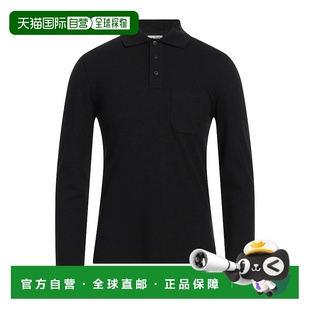 圣罗兰 Laurent 男士 Polo衫 舒 1h可退 black黑色 香港直邮Saint