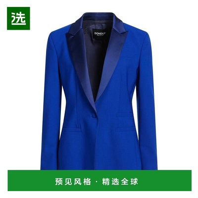 1h可退 香港直邮Dondup 女士 西装外套 blue蓝色 舒适时尚