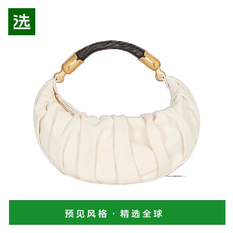 香港直邮Balmain 中号 EBENE 小牛皮斜挎包手袋 FN0BT028LVGX
