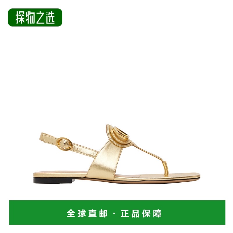 香港直邮Valentino VLogo 夹趾平底凉鞋 WS0MB7KDR