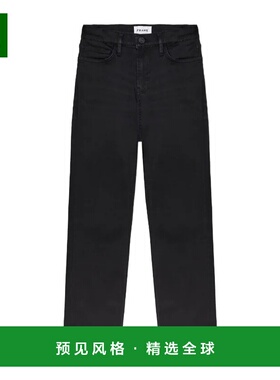 香港直邮FRAME 女士牛仔裤 LHSTCH208BKFN SS2024 黑色 磨损牛仔