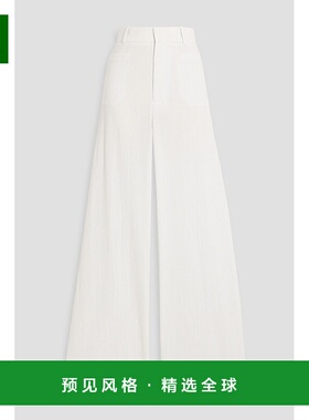 1h可退 香港直邮Frame Denim 女士 Le 修身居家绉条纹阔腿裤 WS25