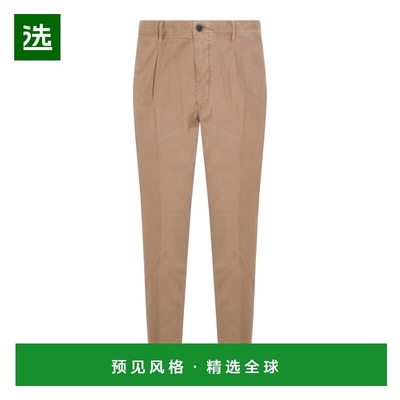 1h可退 香港直邮Incotex 男士 浅褐色棉质长裤 11S1884611E905