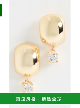 1h可退 香港直邮Shashi 女士 Aoki 耳环 metal金属色 舒适时尚