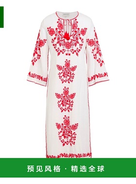 1h可退 香港直邮ANTIK BATIK 女士 中长连衣裙 white白色 舒适时