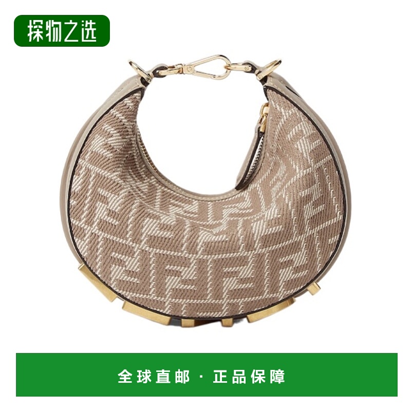香港直邮Fendi Fendigraphy 提花迷你包 8BS081AUPX