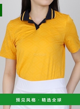 韩国直邮J.LINDEBERG 萨米波罗 GWJT07579-I040 短袖高尔夫T恤 男