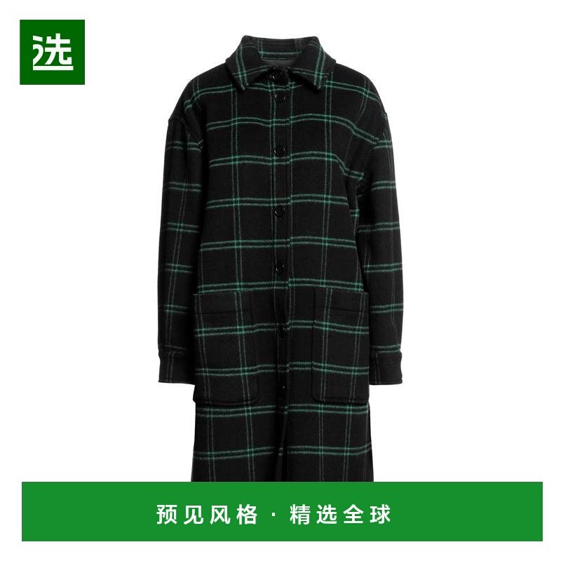 1h可退 【美国直邮】MSGM 女士毛呢外套 大码经典格纹单排扣夹克,女装/女士精品,毛呢外套,淘宝优惠券,粉丝福利购,淘宝优惠卷