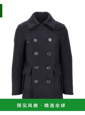 香港直邮Dsquared2 二次方 男士 長袖雙排扣大衣 S74AA0323S53003