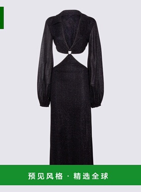 1h可退 香港直邮oseree 女士 OSEREE 黑色连衣裙 LCS261BLACK