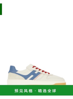 香港直邮Hogan 男士 H630 多色皮质运动鞋 HXM6300EU50ODZ0SA6BIA