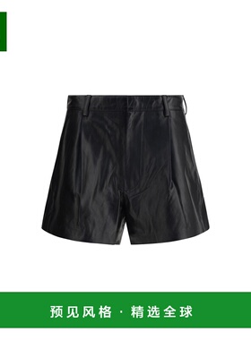 1h可退 香港直邮R13 女士 皮革短裤 R13WR436R426A black黑色 舒