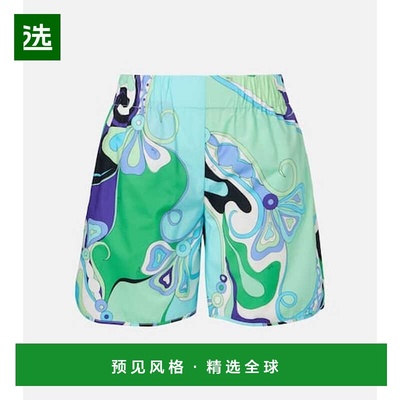 1h可退 香港直邮Emilio Pucci 璞琪 女士 Orchidee 印花棉质高腰