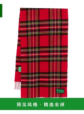 香港直邮Barbour 女士围巾 LSC0455RE51 SS2026 红色 X GANNI: TA
