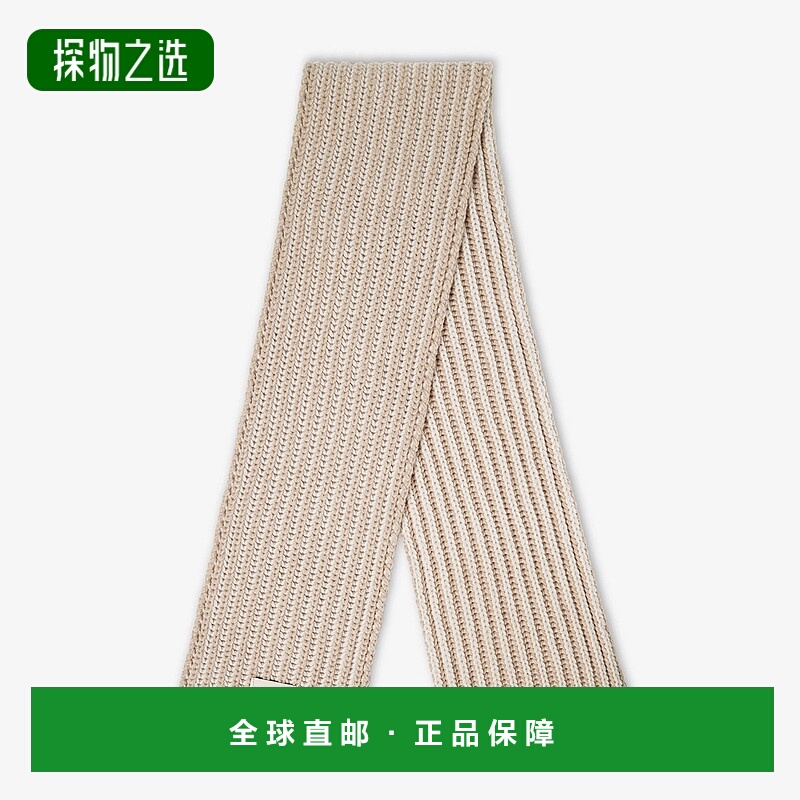 1h可退 欧洲直邮FENDI（2025 年产品）Fendi 围巾 - 象牙色羊毛羊