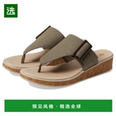 美国直邮 时装 Bzees 1h可退 Bay坡跟凉鞋 女鞋 凉鞋 舒适透气轻